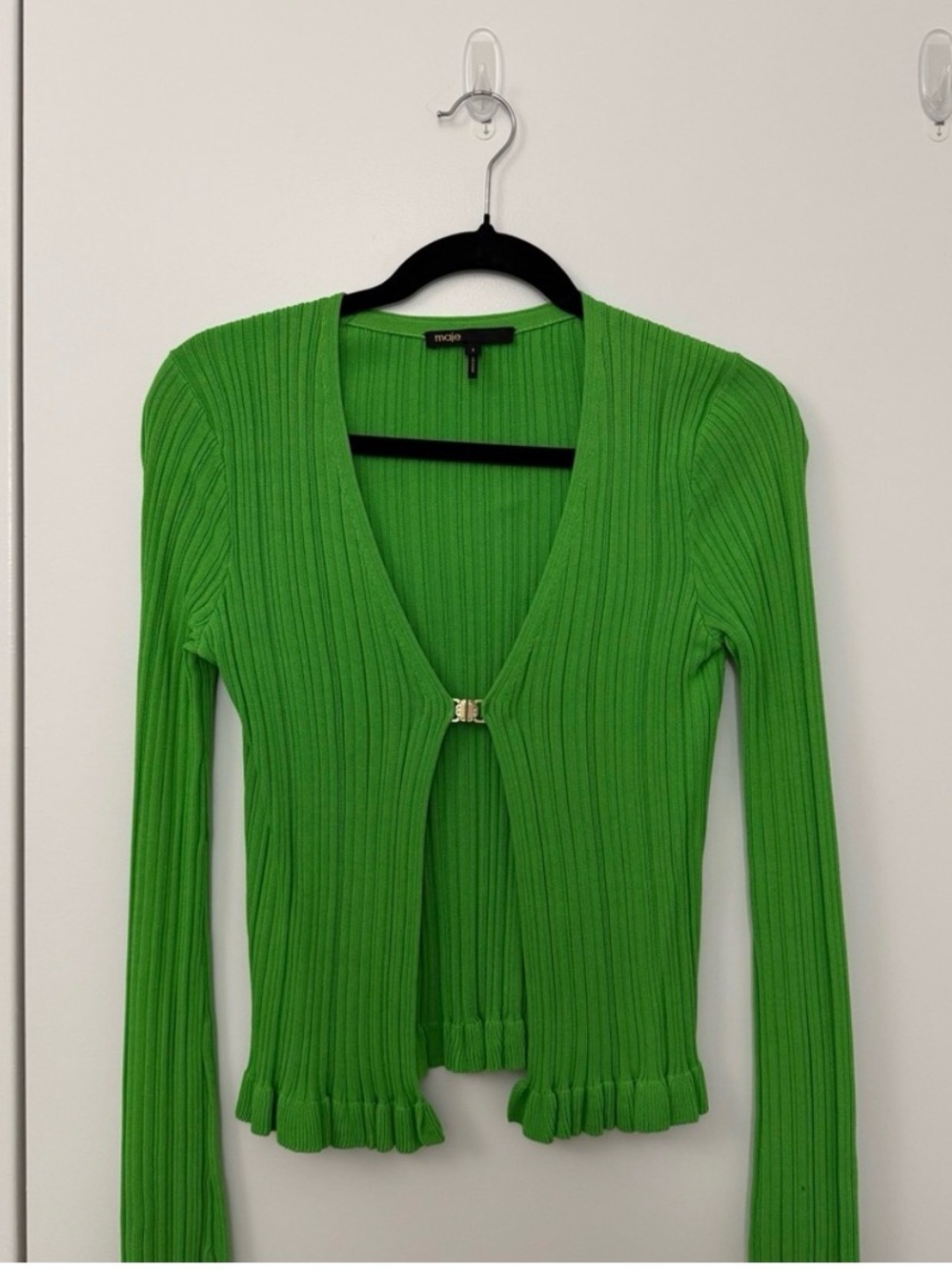 Maje Ribbed Knit Cardigan - Picture 4 of 6